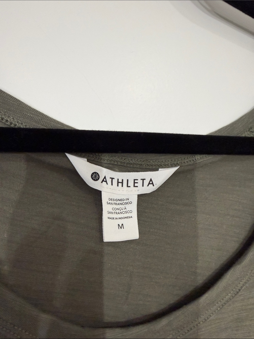 Athleta Oversized Green Top - Picture 2 of 2